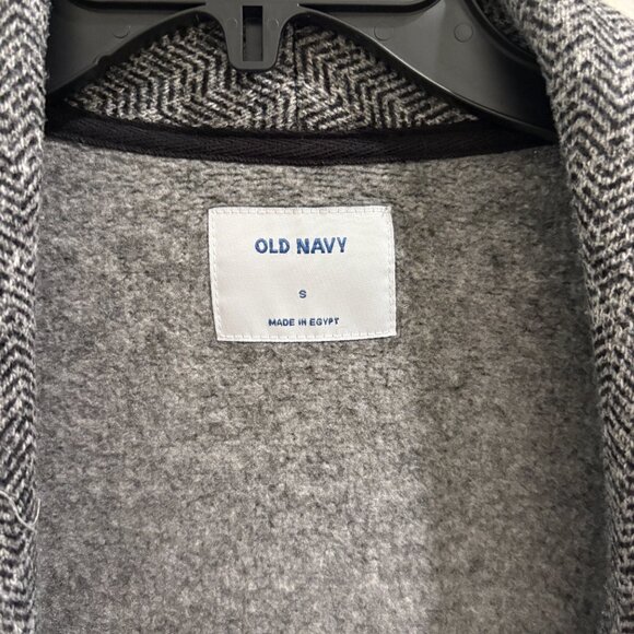 Men's Small Black and Silver Old Navy Cardigan - Picture 2 of 3